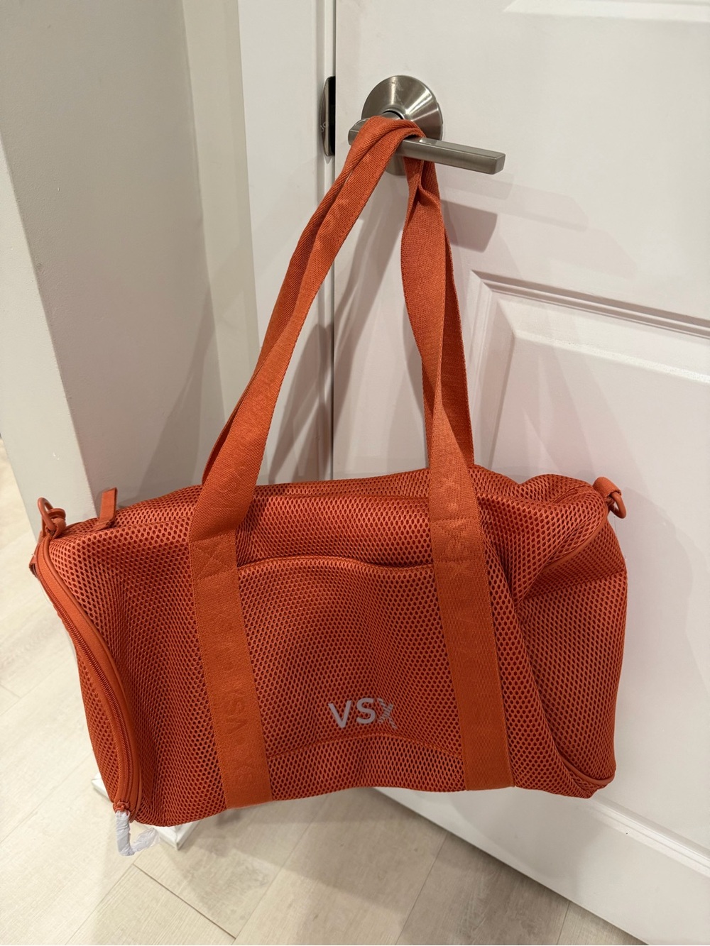 VSX Burnt Orange Mesh Travel Duffle